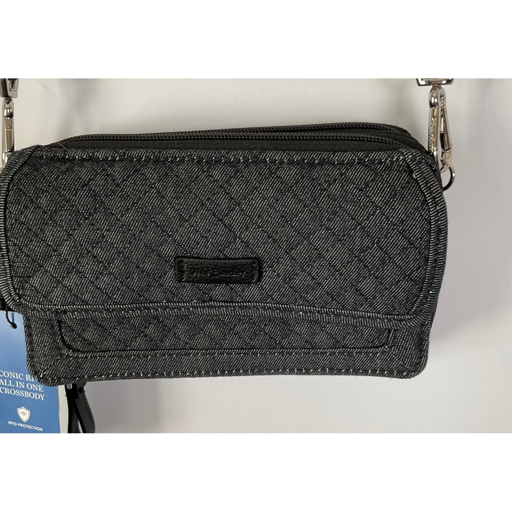 Vera Bradley Iconic RFID All in One Crossbody Denim Navy 22481-I27 New with Tags
